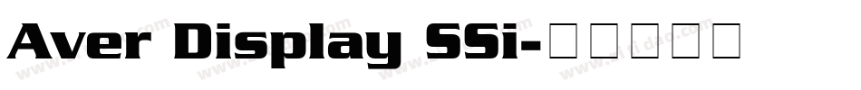 Aver Display SSi字体转换